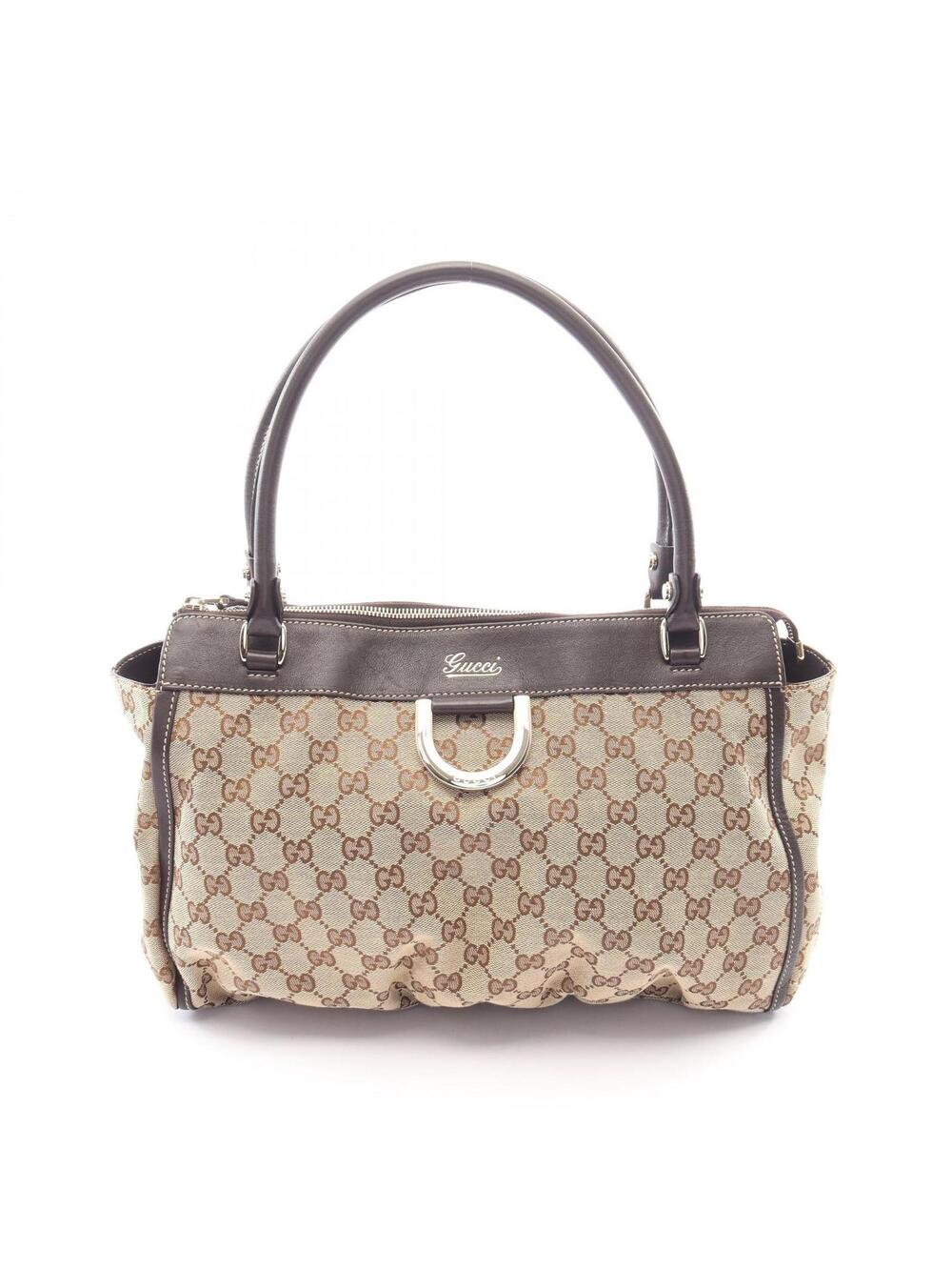 Gucci Abbey Gg Canvas Tote Shoulder Bag #344512G92B